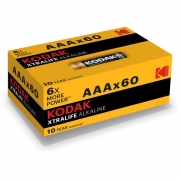  AAA Kodak XTRALIFE LR03,  Alkaline, 60,  (K3A-S4)