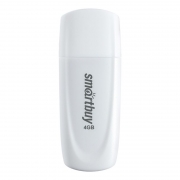 4Gb Smartbuy Scout White USB2.0 (SB004GB2SCW)