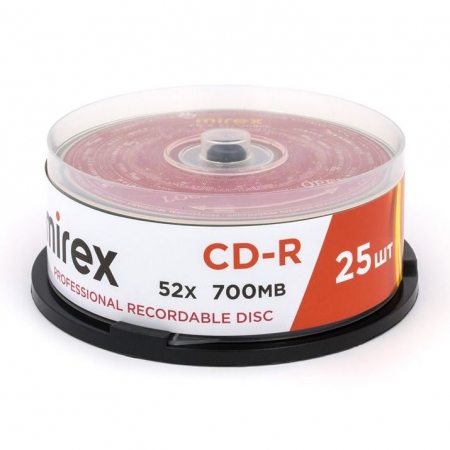  CD-R Mirex 700Mb 52x, Cake Box, 25 (UL120052A8M)