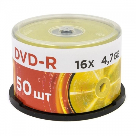  DVD-R Mirex 4,7 Gb 16x, Cake Box, 50 (UL130003A1B)