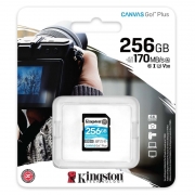   SDXC 256Gb Kingston Canvas Go Plus U3 V30 170/90 / (SDG3/128GB)