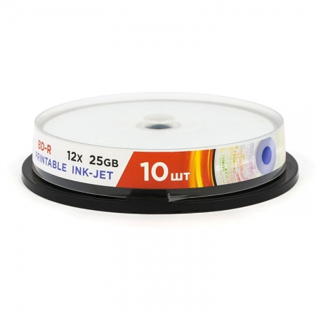  BD-R Mirex 25 Gb 12x InkJet Printable, Cake Box, 10  (UL141008A1L)
