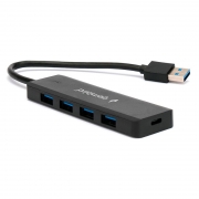 HUB 4-port Gembird UHB-C414 USB3.0,  .  (Type-C)