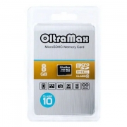   Micro SDHC 8Gb OltraMax Class 10   (OM008GCSDHC10-W/A-AD)