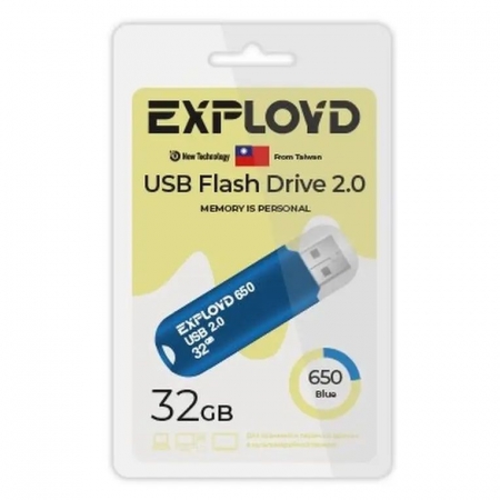 32Gb Exployd 650 Blue USB 2.0 (EX-32GB-650-Blue)