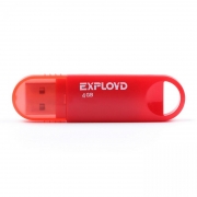 4Gb Exployd 570 Red USB 2.0 (EX-4GB-570-Red)