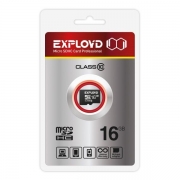   Micro SDHC 16Gb Exployd Class 10   (EX0016GCSDHC10-W/A-AD)