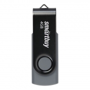 4Gb Smartbuy Twist Black USB2.0 (SB004GB2TWK)