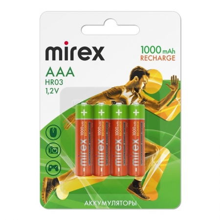  AAA Mirex HR03 1000/ Ni-Mh, 4, 