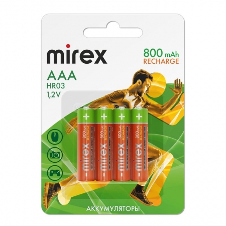  AAA Mirex HR03 800/ Ni-Mh, 4, 
