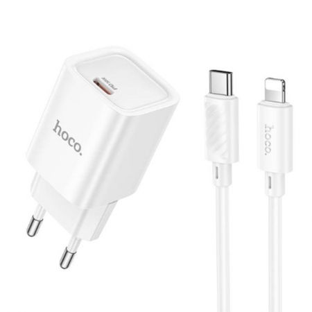   Hoco C148A, QC3.0/PD 30W USB C +  Type C - Lightning, 