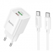   Hoco C149A, QC3.0/PD 30W USB A+C +  Type C, 
