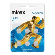  Mirex AG12 LR43 1.5V, 6 ,  (23702-LR43-E6)