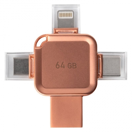 64Gb Smartbuy MC15 Quad Apricot Lightning/USB A/USB C/Micro USB (SB064GBMC15A)