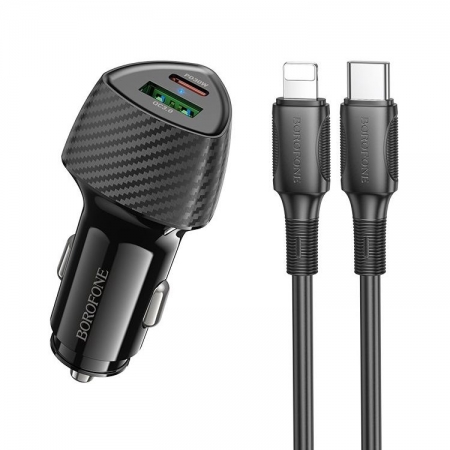    Borofone BZ31C QC3.0/PD, USB-A/C +  Type C - Lightning, 