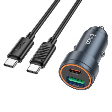    Hoco Z57A, QC3.0/PD30W, USB-A+C +  Type C - Lightning, 
