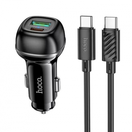    Hoco Z58A, QC3.0/PD30W, USB-A+C +  Type C, 