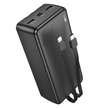   Borofone BJ57B, 30000 /, QC3.0/PD 20W, 2xUSB A+ C +  Type-C/8-pin, 