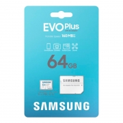   Micro SDXC 64Gb Samsung EVO+ U1 A1 V10, R160 / +  SD (MB-MC64SA/EU)