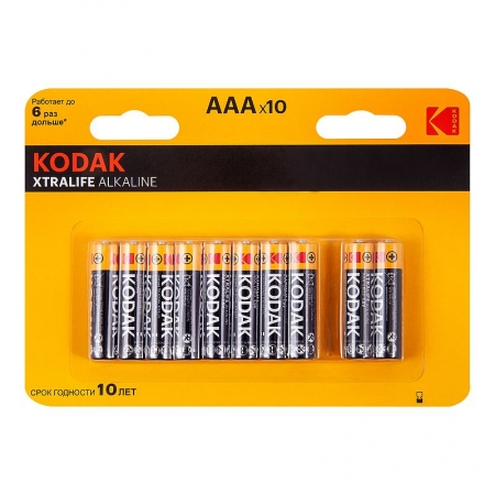  AAA Kodak XTRALIFE LR03-8+2BL, Alkaline, 10,  (K3A-8+2)