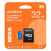   Micro SDHC 32Gb A-Data Premier Pro U1, V10, A1 +  SD (AUSDH32GUICL10A1-RA1)
