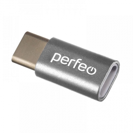  OTG USB Type C(m) - Micro Bf, , Perfeo PF-VI-O005 (PF_E1673)