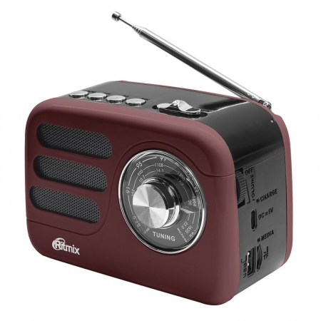  Ritmix RPR-033 Chocolate, FM/AM/SW, Bluetooth, MP3