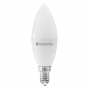  (LED)  Defender C37 12W/6500/E14 (95129)