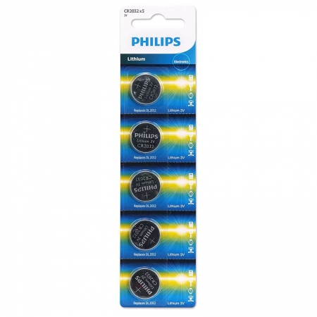 ��������� CR2032 Philips, 5 ��, �������