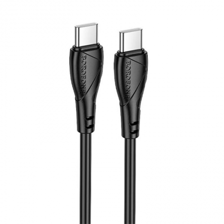  USB 2.0 Type C M-M - 1 , 60, 3A, PD/QC3.0, , Borofone BX121