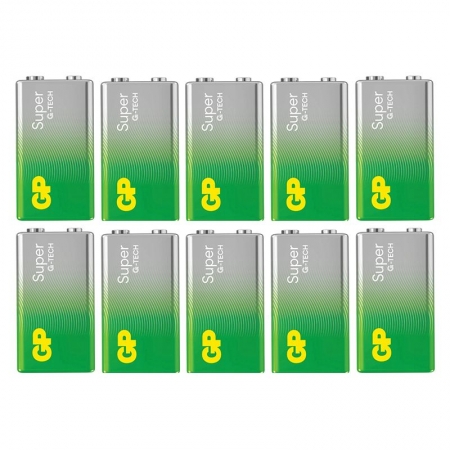  9V GP 6LR61 Super G-TECH, , 10 ,  (1604A-OS1)