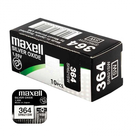  Maxell SR621SW 364 1.55V, 10 , 