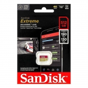   Micro SDXC 512Gb SanDisk Extreme U3 A2 V30   (SDSQXAV-512G-GN6MN)
