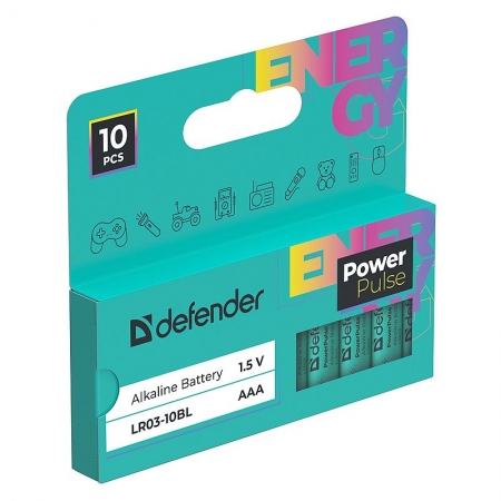  AAA Defender PowerPulse LR03-BL10 Alkaline, 10 ,  (56024)
