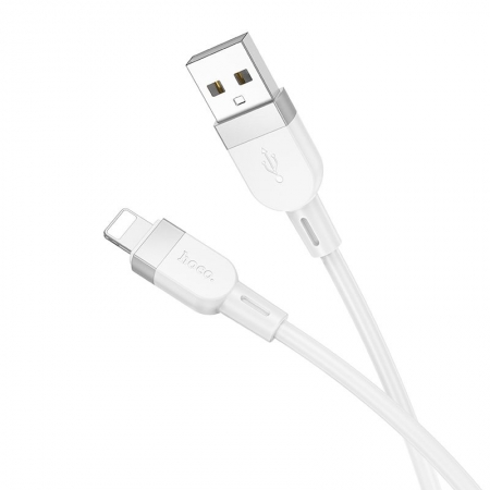 ������ USB 2.0 Am - 8 pin Lightning, 1 �, 2.4A, �����, �������, Hoco X109