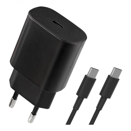 �������� ���������� Defender UPA-125, QC4.0/PD3.0 25W, GaN, USB C + ������ Type C, ������ (83225)