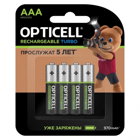  AAA Opticell Turbo HR03 970/ Ni-Mh, 4,  (6080004)