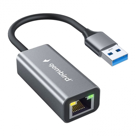   USB3.0 - RJ45 1 /, RTL8153, Gembird (NIC-U9)