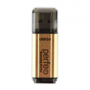 32Gb Perfeo E02 Gold Economy Series USB 2.0 (PF-E02Gl032ES)