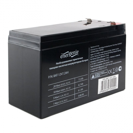 ����������� 12 � 7.2 �/� Energenie BAT-12V7.2AH