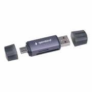 ����-����� ������� USB Gembird FD2-MSD-6, SD/MicroSD, ��������, Type C/USB