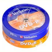 DVD-R Verbatim  4,7 Gb 16x, Shrink, 25 (43730)