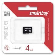   Micro SDHC 4Gb Smartbuy Class 4   (SB4GBSDCL4-00)