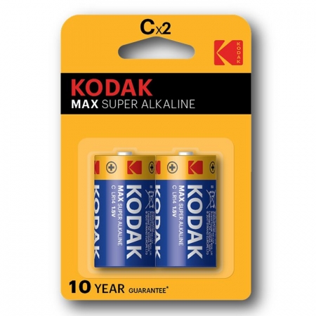  C Kodak MAX LR14-2BL Alkaline, 2,  (K-2)