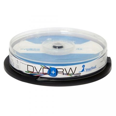  DVD+RW Smarttrack 4,7 Gb 4x, Cake Box, 10 (ST000302)