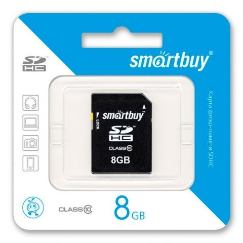   SDHC 8Gb Smartbuy Class 10 (SB8GBSDHCCL10)